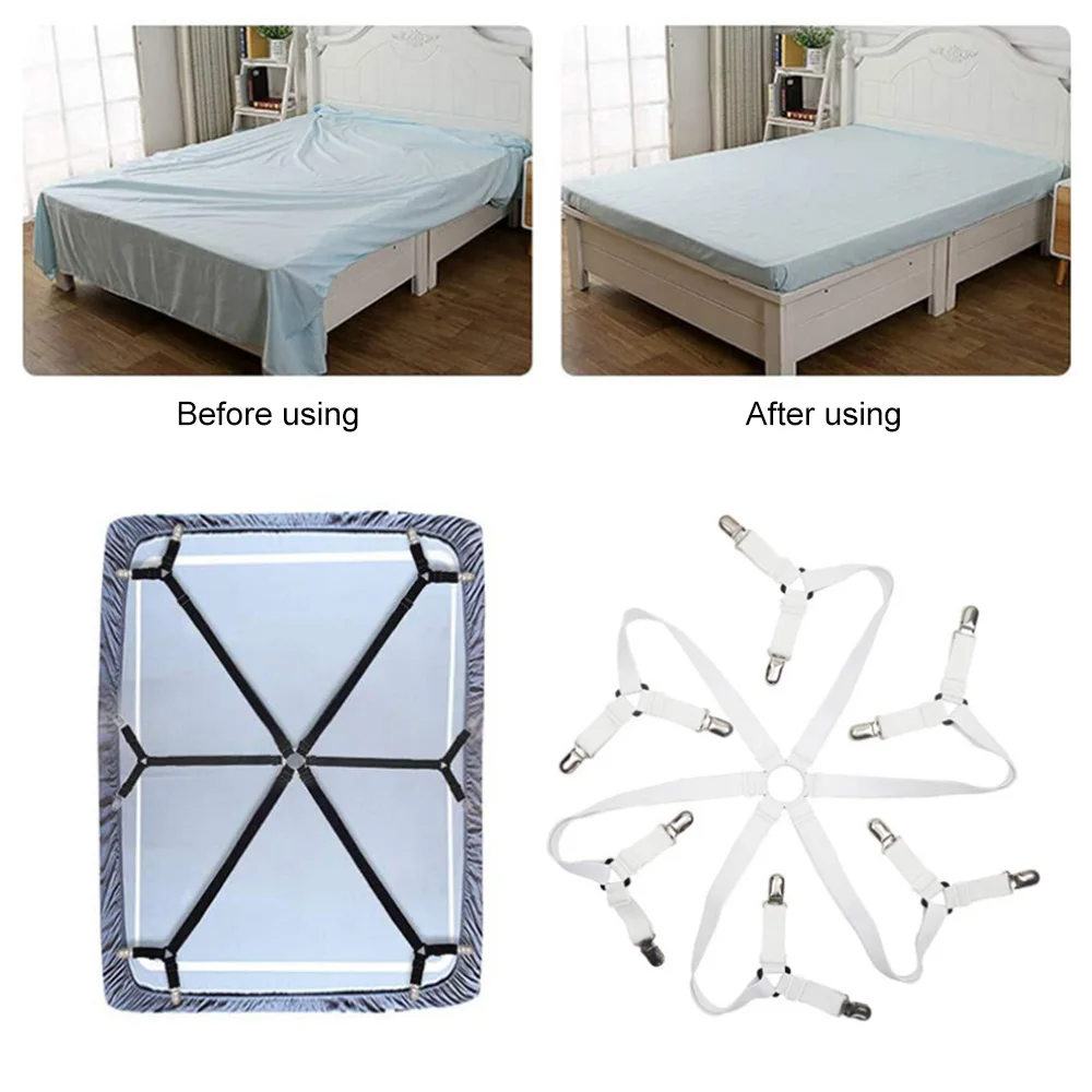 Держатель для простыни регулируемый эластичный держатель с 12 зажимами