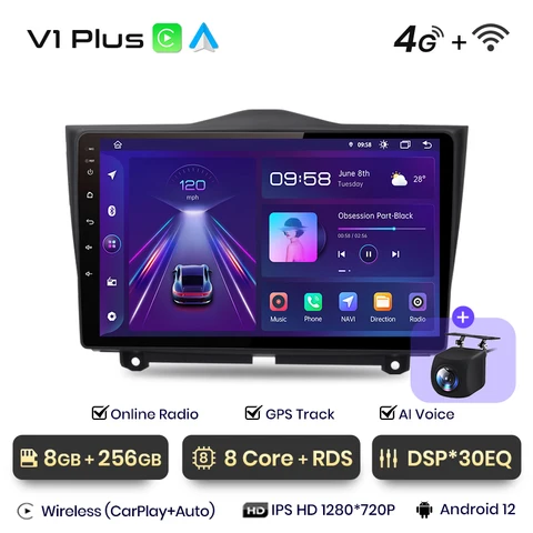Автомагнитола Junsun V1 для LADA Granta Cross BA3 2018-2019, 4G, GPS