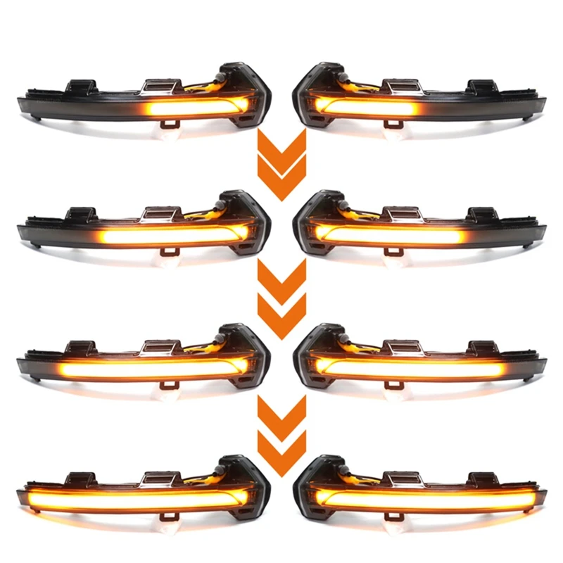 Для VW Passat Arteon 2015 2016 2017 2018 2019 2 шт. автомобильный динамический фонарь поворота для