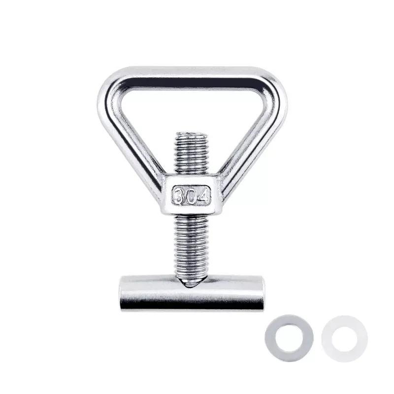 

M10 Slide Ring Lifting Eye Screw Nut 304 Stainless Steel Eye Nut for Industrial Marine Ships Good Bearing Capacity .