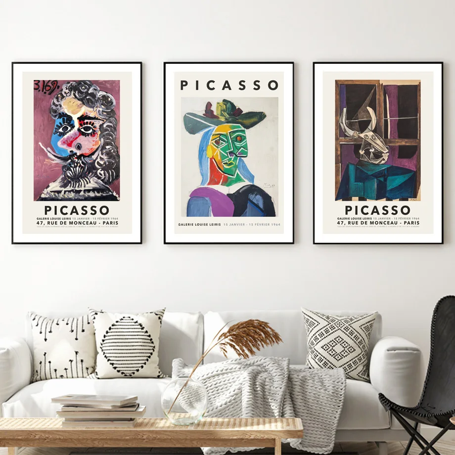 Настенная картина Picasso кубизм фавизм галерея настенная Картина на холсте