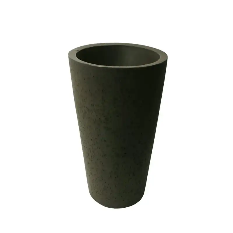 

Crete Planter, Self-Watering Planter, 16.5-In. Height by 16-In., Concrete Texture, Brownstone