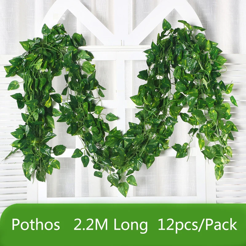 

Искусственный плющ Pothos, шелк, 12 штук