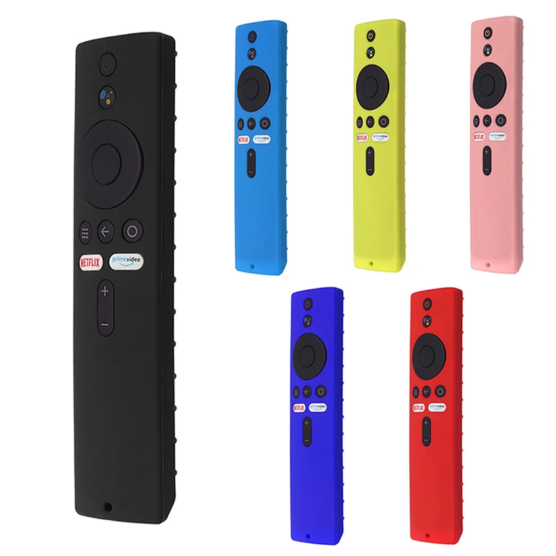 1pc Remote Cases for Xiaomi Mi TV Box S Wifi Remote Control Case Silicone Shockproof Protector for Mi TV Stick
