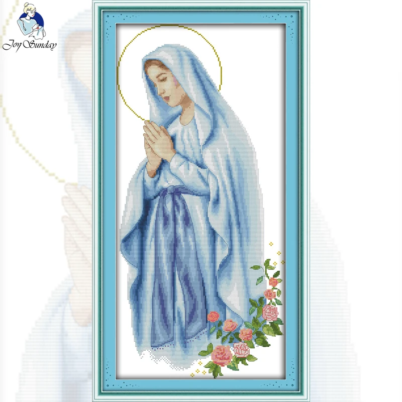 

Набор для вышивки крестиком JoySunday «Дева Мария»