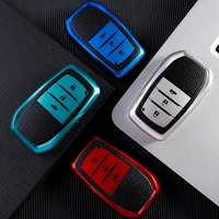 tpuleather car key cover case protect bag for toyota tlk 200 2016 camry55 50 corolla2014 prado2011 land cruiser 200 accessories