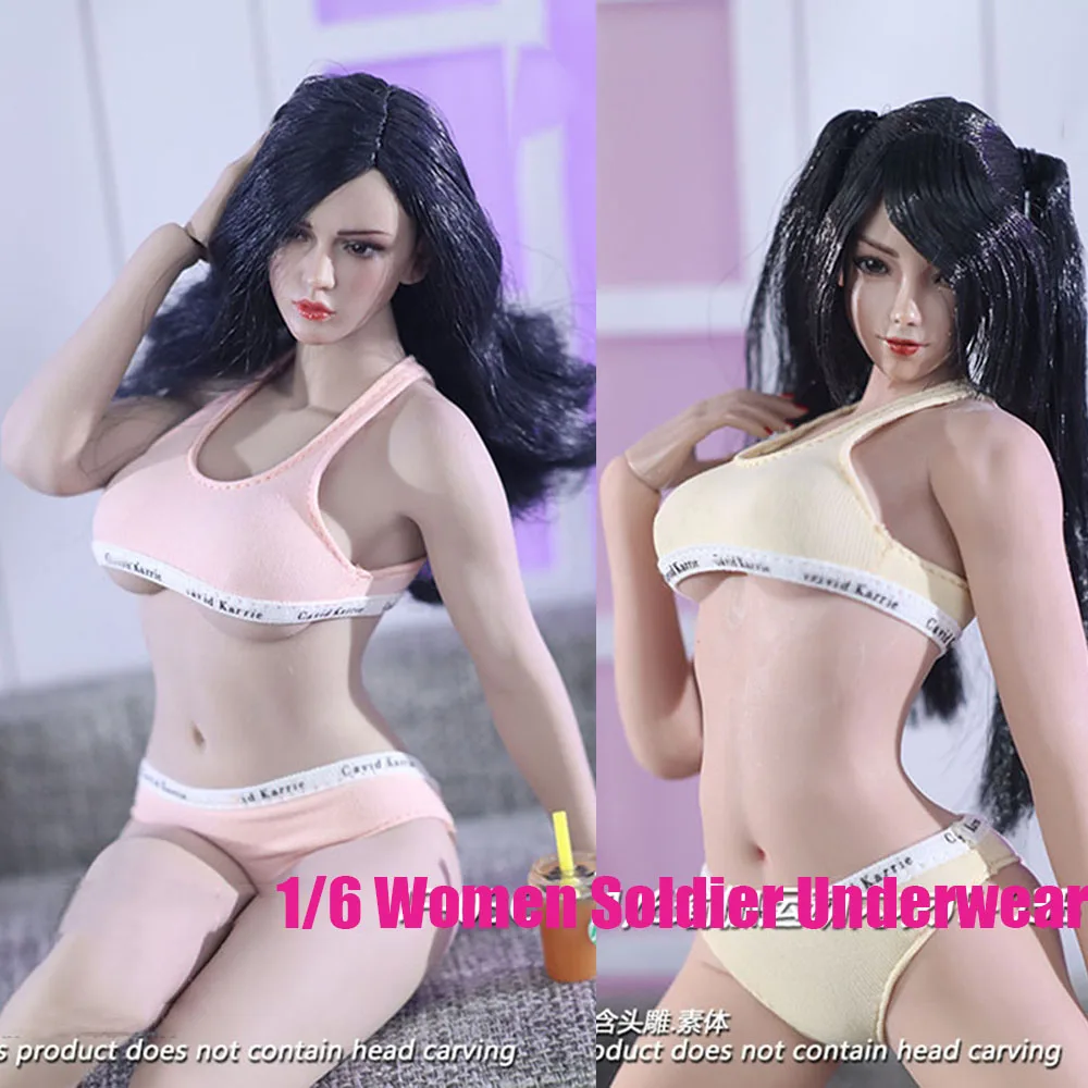 

JFTOYS JF-03 1/6 Women Soldier Underwear Yoga Sports Tank Top Vest Sexy Bra Briefs Suit Accessory For 12Inch Action Figure Model