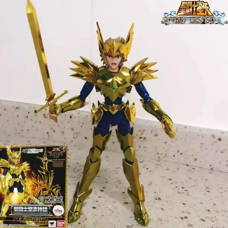 

Оригинальный тканевый Миф Bandai Saint Cloth Odin Aiolia Soul Of Gold в наличии аниме Коллекционные фигурки модели игрушки на день рождения