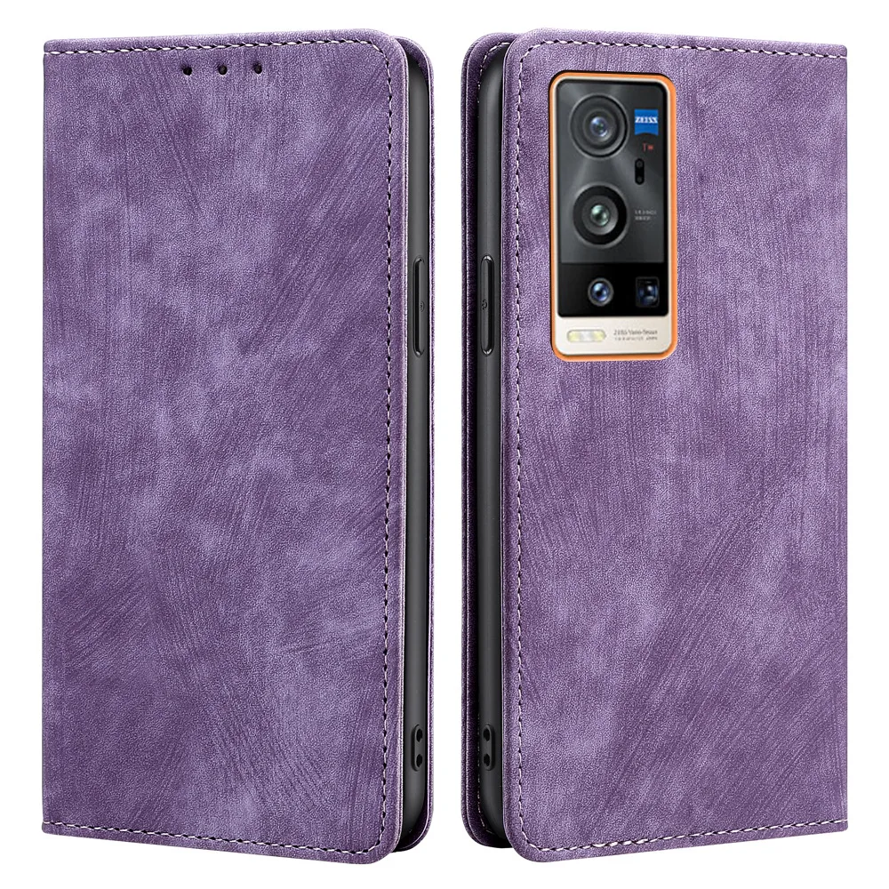 Кожаный магнитный чехол в стиле ретро для Vivo S18 Pro Чехол S17t S17E S17 S16E S16 S15E S15 S12 S10 2