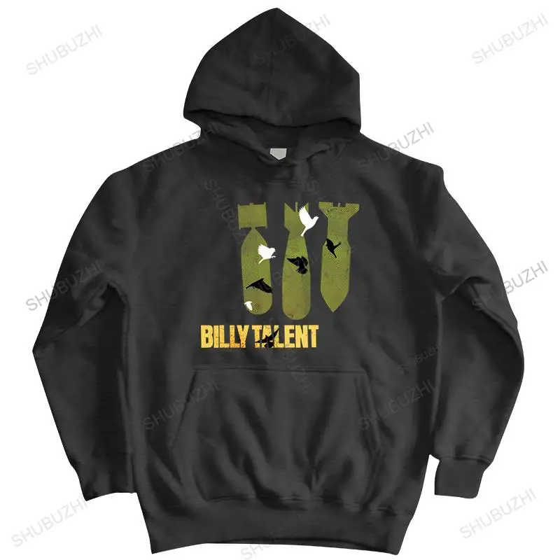 

New Billy Talent Famous Singer Album Cover Logo Mens Black hoodie bigger Size Cool Slim Fit Letter Animeed coat clothes tops