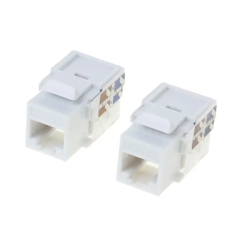 

CAT5E прямой сквозной модуль RJ45 разъем информационный разъем компьютерный соединитель кабельный адаптер Ethernet разъем