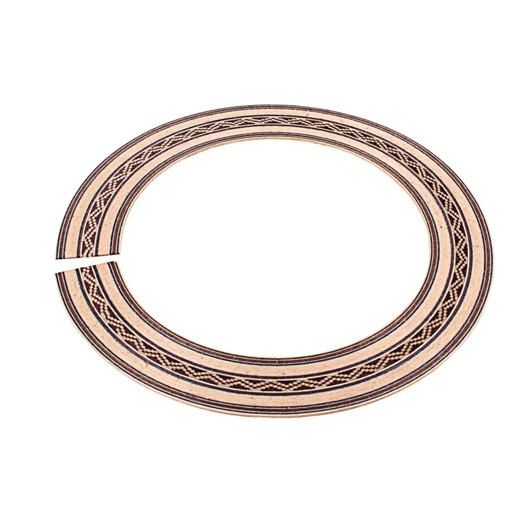 

90mm Classical Guitar Circle Sound Hole Decal Wood Soundhole Inlay Rosette