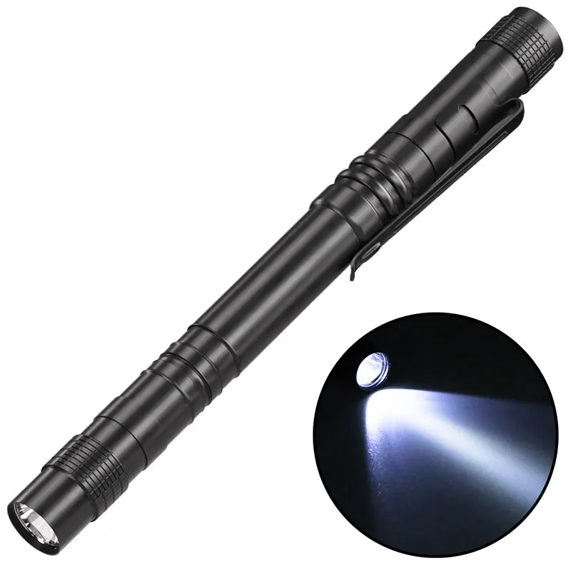 

Mini Portable LED Pen Light Pocket Ultra Bright High Lumens Handheld Flashlight Linterna Led Torch for Camping Outdoor Emergency