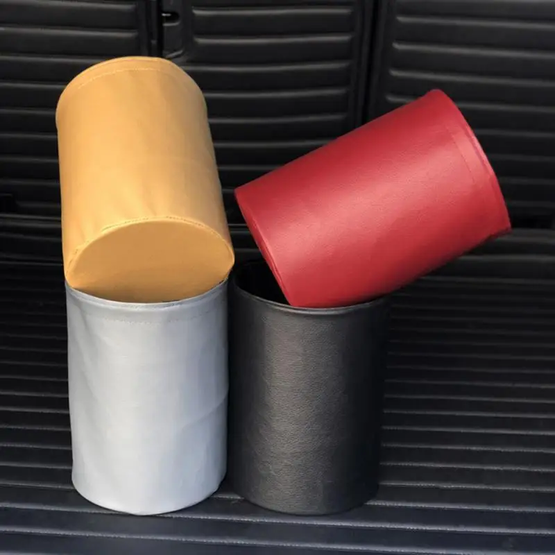 

Portable Car Trash Garbage Can In-car Storage Bucket Mounted Multifunctional Creative High-capacity Car-styling Can Rubbish Box