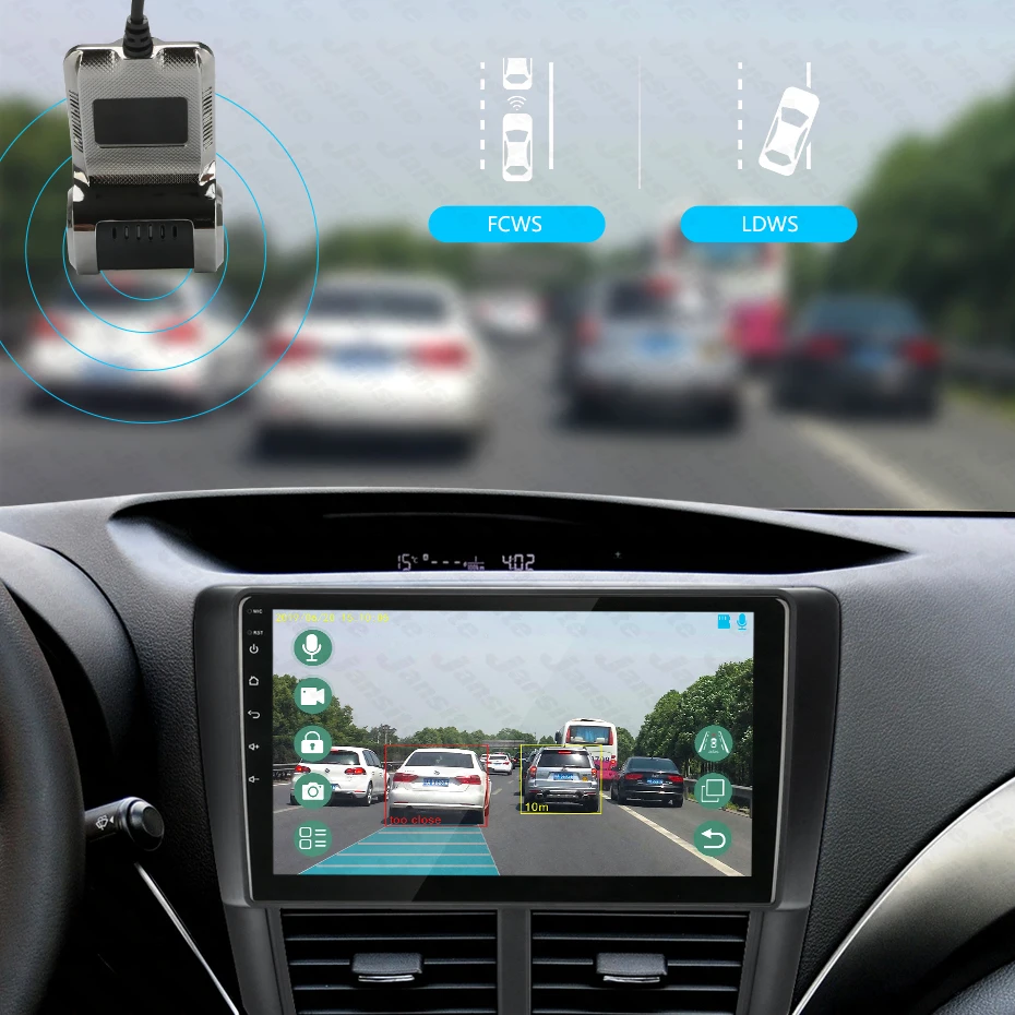 Srnubi ADAS Usb Автомобильный видеорегистратор с циклической записью для авто Android