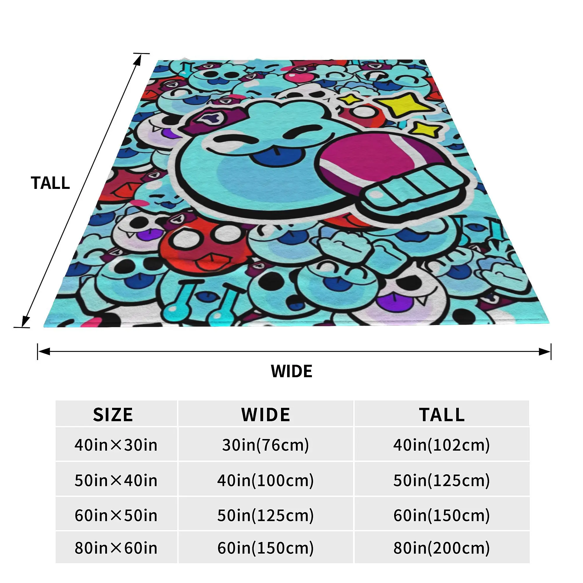 Одеяла с шипами Brawll Emz коралловый флис плюшевый текстильный декор