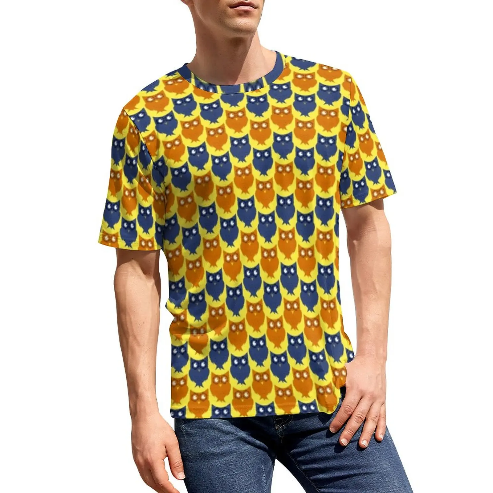 

Owl Design T Shirt Lil Hatchling Print Men Fashion T Shirts Summer Custom Tee Shirt Short-Sleeve Awesome Oversize Tops Gift Idea