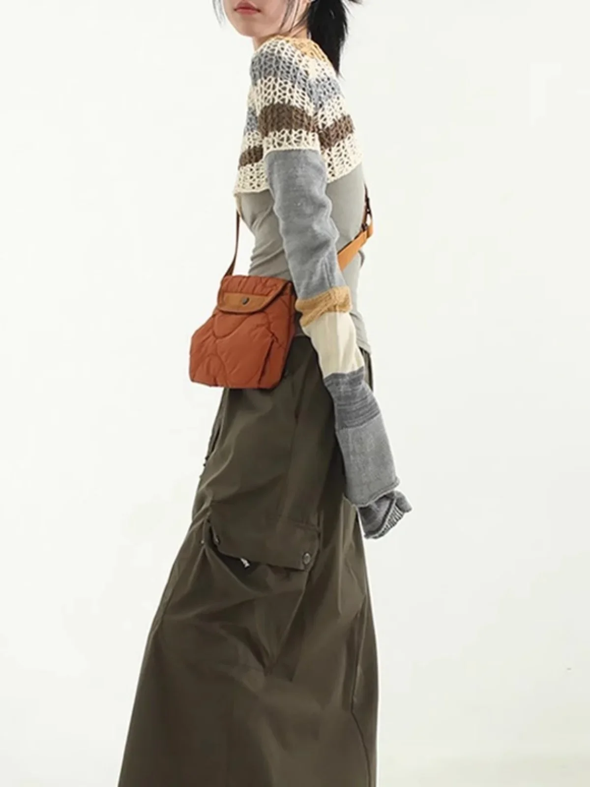 Miyagawa корейские нейлоновые маленькие сумки через плечо на одно повседневная