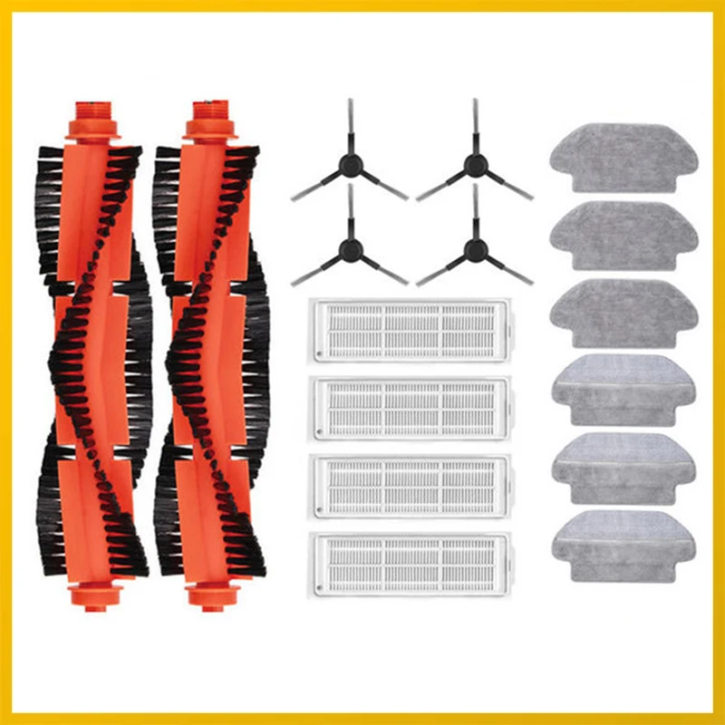 

Фильтр НЕРА, основная и боковая щетка, насадка на швабру для робота-пылесоса Xiaomi Mi Pro STYJ02YM Mijia, Сменные аксессуары