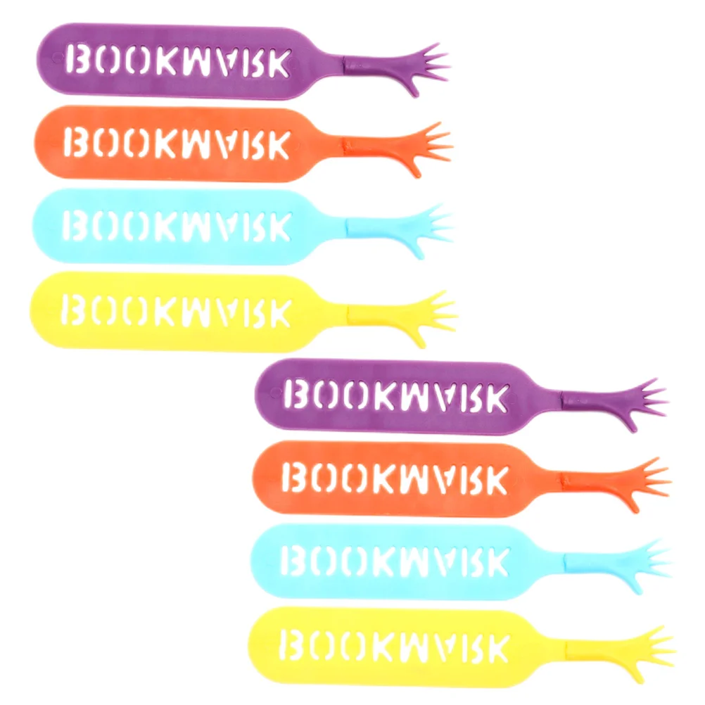 

Bookmarks Bookmark Kids Funny Page Book 3Dsilicone Marker Mark Stationery Hand Finger Reading Creative Novelty Point Student