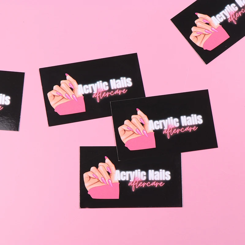 10/50 шт. визитная карточка для дизайна ногтей пресс бумажная доска со скидкой