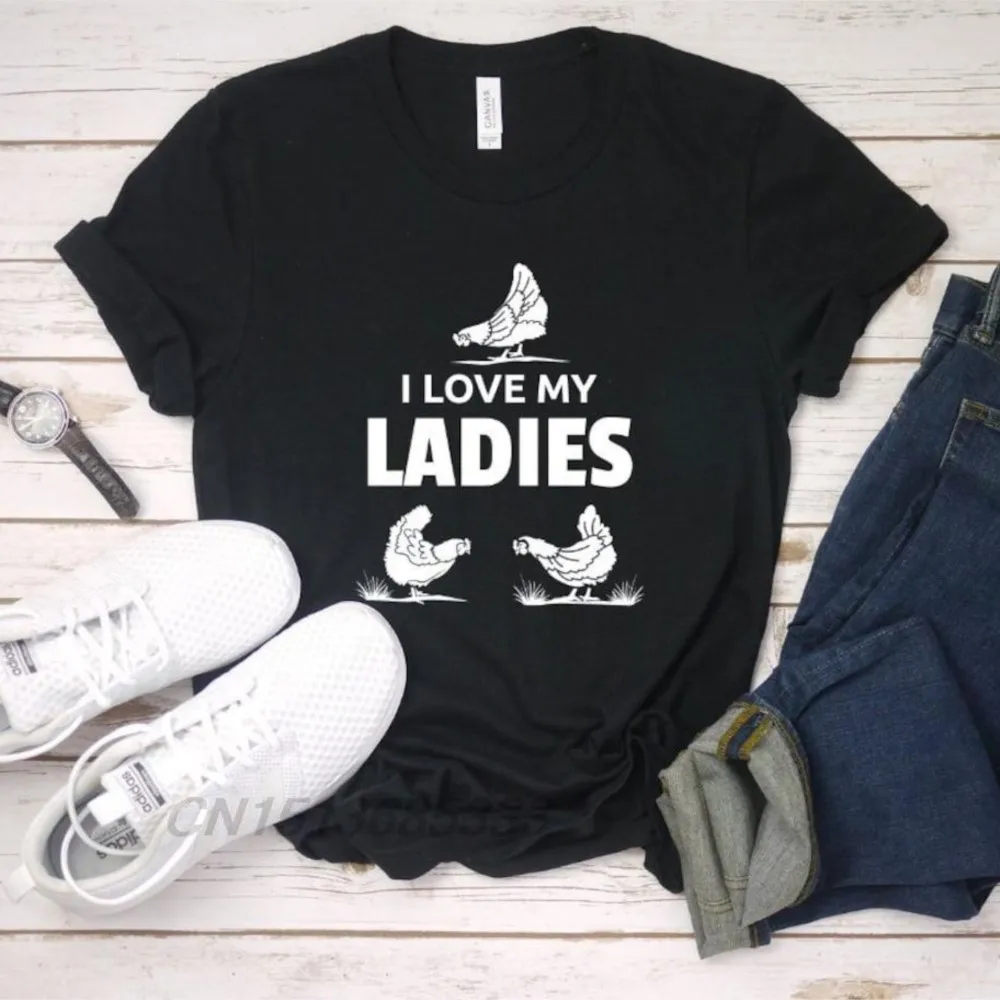 

I Love My Ladies Cute Chickens Women T-shirts Doctor In Charge Nurse Unisex T Shirt Dink Responsibly Pickleball Printed T-shirts