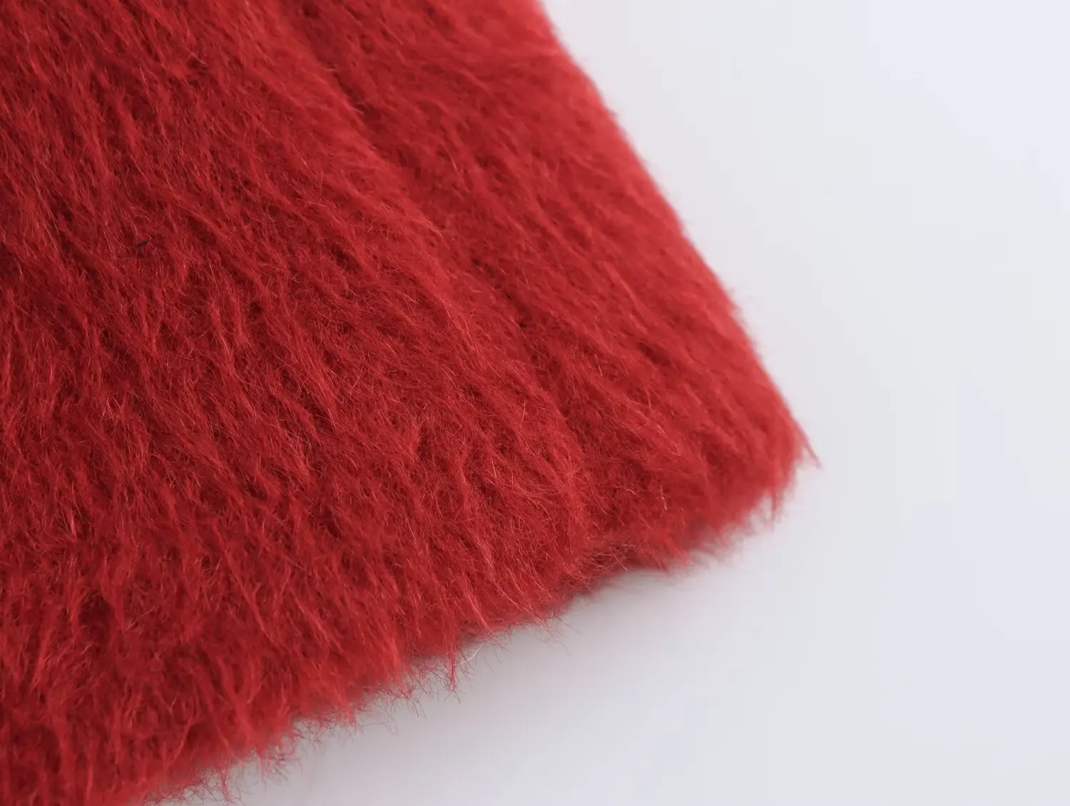 TRAFZA женский элегантный мягкий пиджак с меховым эффектом на подкладке из