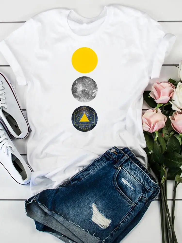 

Short Sleeve Fashion Clothes Women Clothing Print Cartoon Sweet 90s Lovely Graphic Tee Summer T Female Casual T-shirts
