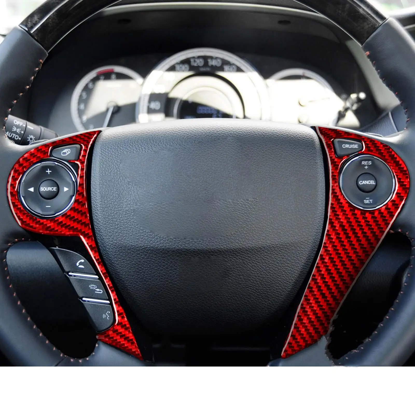 

Красная крышка кнопки рулевого колеса для аксессуаров Honda Accord