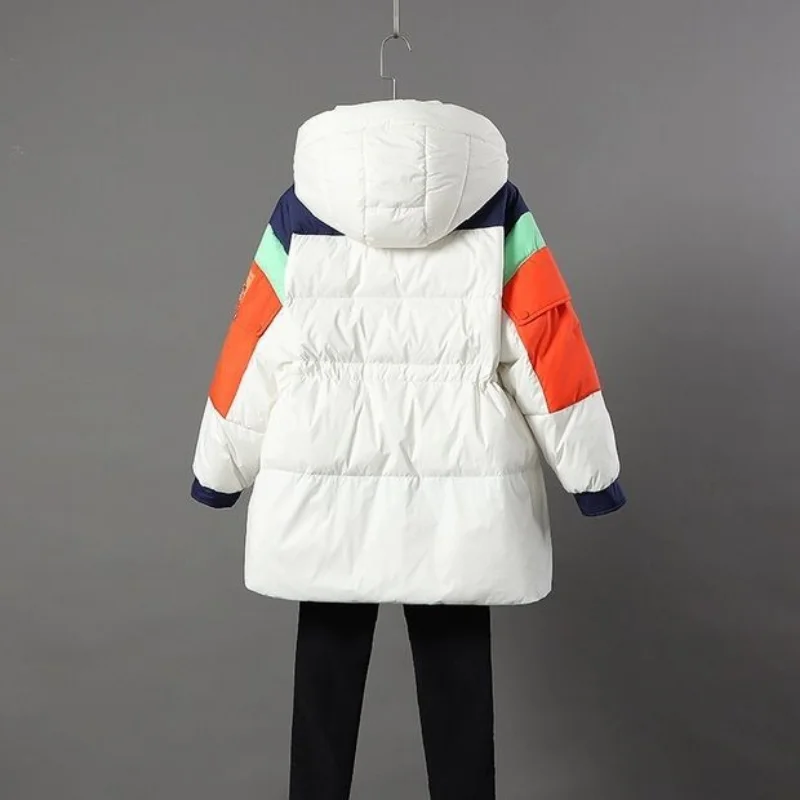 Winter Coat for Women Down Jacket Coats Parkas Jackets Warm Mid-length Hooded Jacket Korean Fashion Free Shipping New 2022