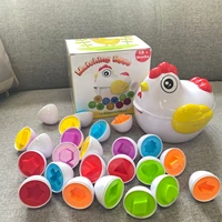 12pcs 3d eggs puzzle game baby shape sorting toys montessori egg matching toy education math toys infant jigsaw mixed shape tool