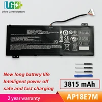 ugb new ap18e7m battery for acer n18c3 n18c4 nitro 5 an515 54 an515 43 an517 51 an715 51 aspire 7 a715 7474g ap18e8m