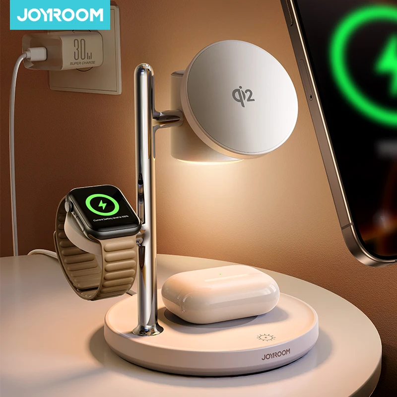 תמונת המוצר: תחנת טעינה מגנטית Joyroom Qi2
