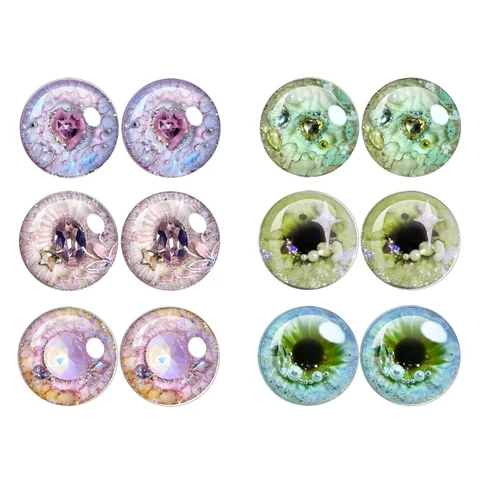 MSCHENGDORIS Глаза для кукол Blythe 14 мм стекло