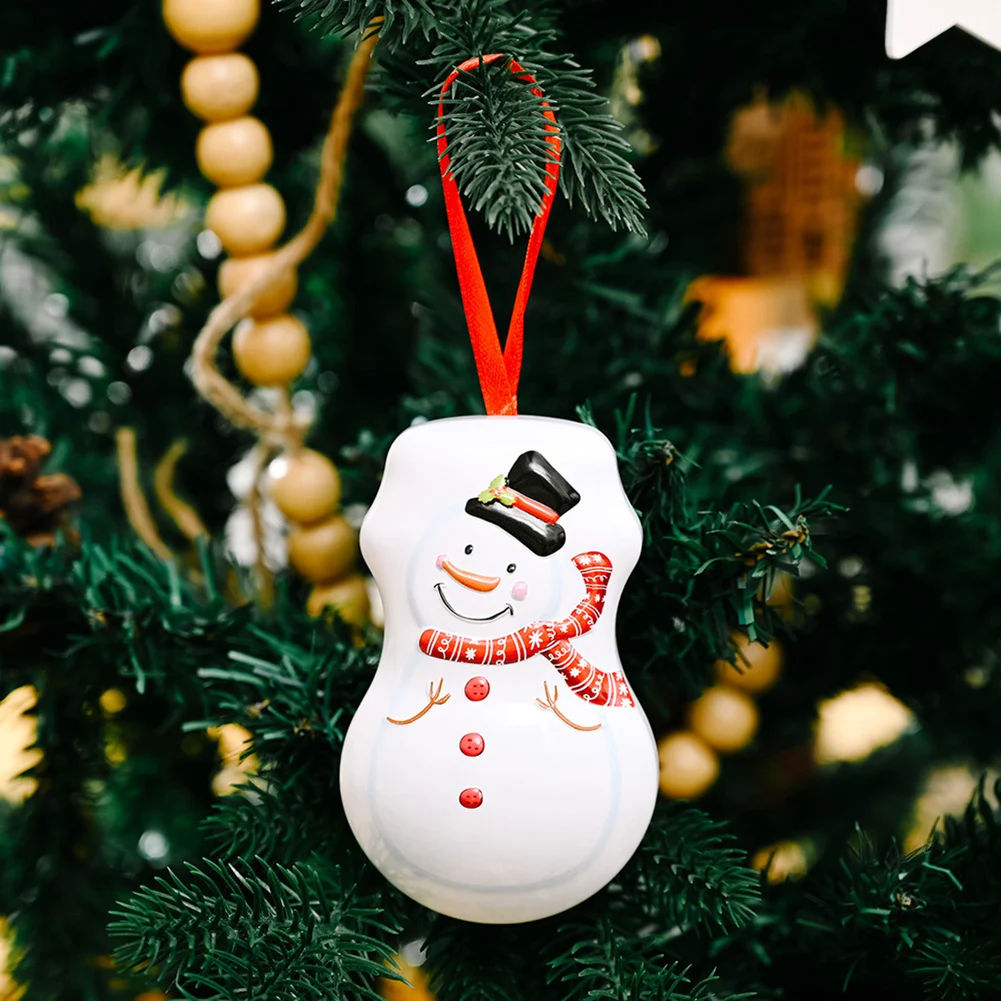 

Christmas Tree Ornament Tinplate Home Decorations Ornaments Santa Claus Snowman Christmas Tree Decoration Ornament Xmas Gift