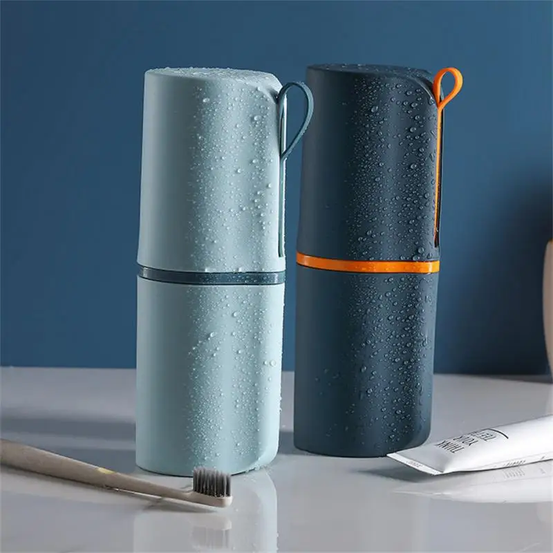 

Simple Toothpaste Box Small And Portable Raindrop Drainage Glass Increase Capacity Toothpaste Box Portable Suit Outdoor Portable