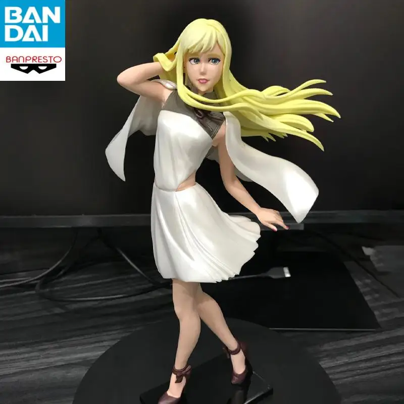 Фото В наличии BANDAI NAMCO Mobile Suit Gundam SEED Lacus Clyne Gigi Andalucia GLITTER GLAMOURS Аниме Фигурка Модель Аниме Фигурка Модель №2