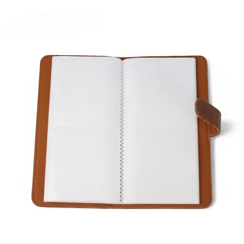 80-карманный фотоальбом из искусственной кожи в стиле ретро подходящая для