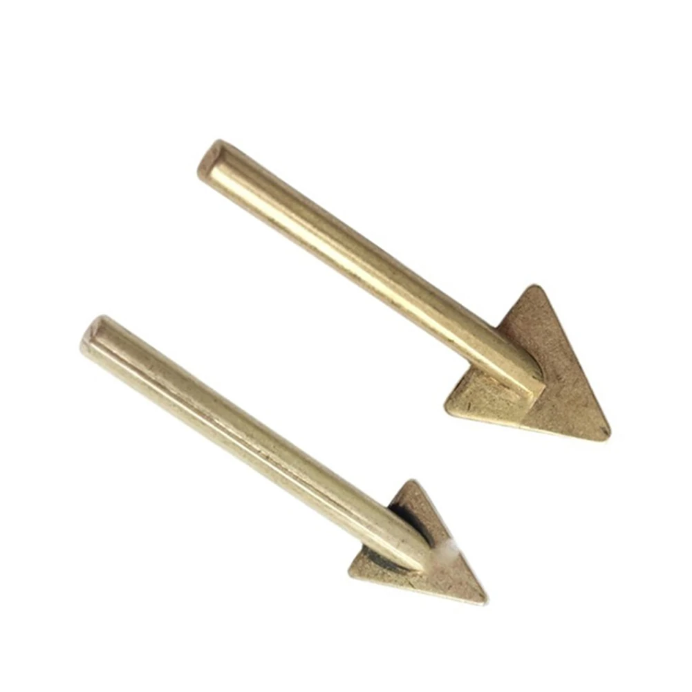 

2pcs 16mm/20mm Plastic Repair Triangular Copper Smoothing Head Soldering Iron Head Leather For 60 Watt Plastic Welding Kit