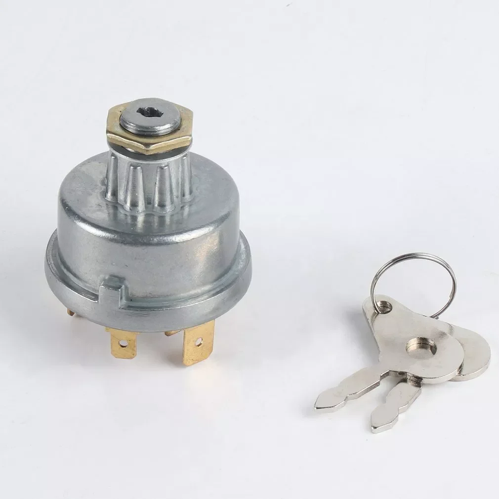 

Ignition Switch Ignition Lock Starter With 2 Keys Universal For 12V 24V Car Tractor Trailer Agricultural Plant Vehicles