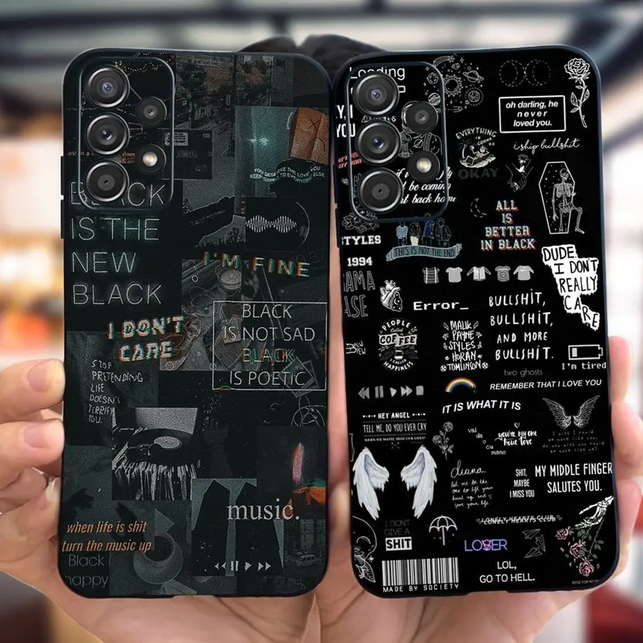 Чехол для Samsung Galaxy A13 A23 4G женский модный чехол с Цветочным Рисунком бабочки мягкий