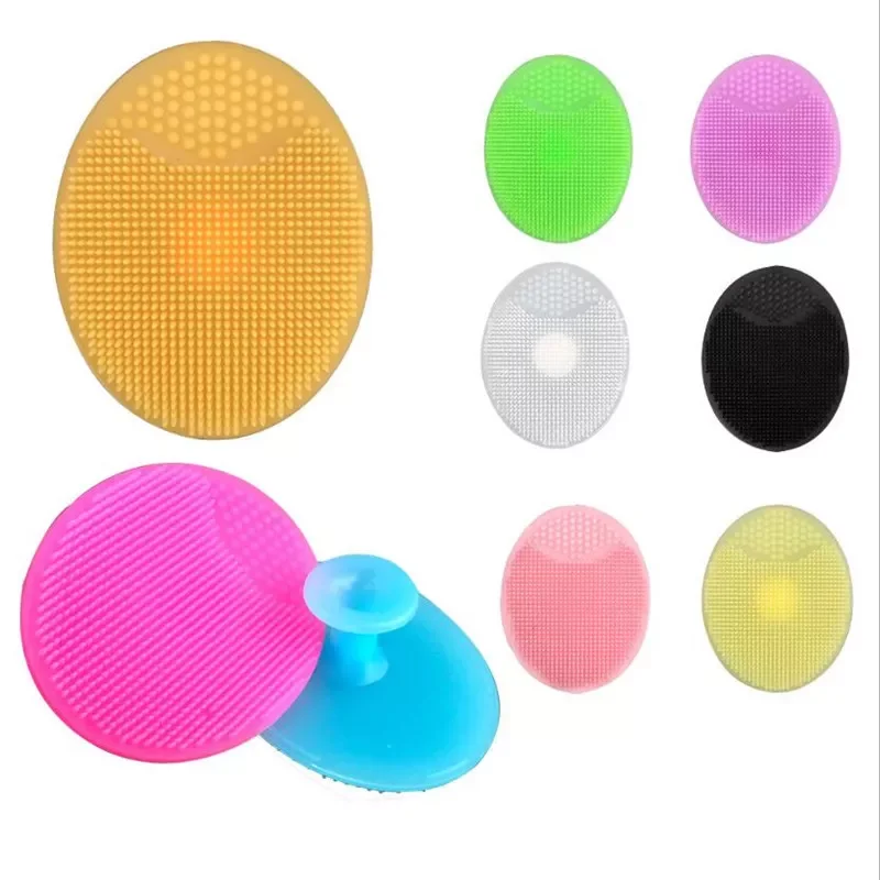 

Cleaning Brush Gel Washing Pad Exfoliating Blackhead Remover Facial Deep Cleansing Face Care Brushes Baby Bath Massager