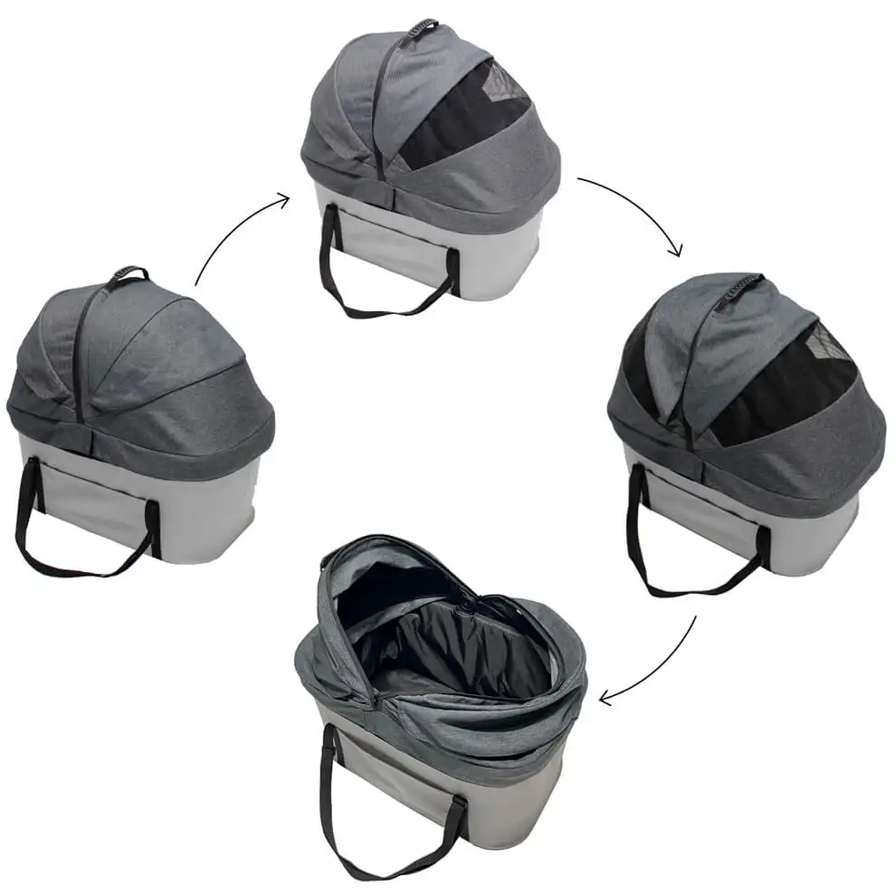 Популярная легкая алюминиевая прогулочная коляска для собак