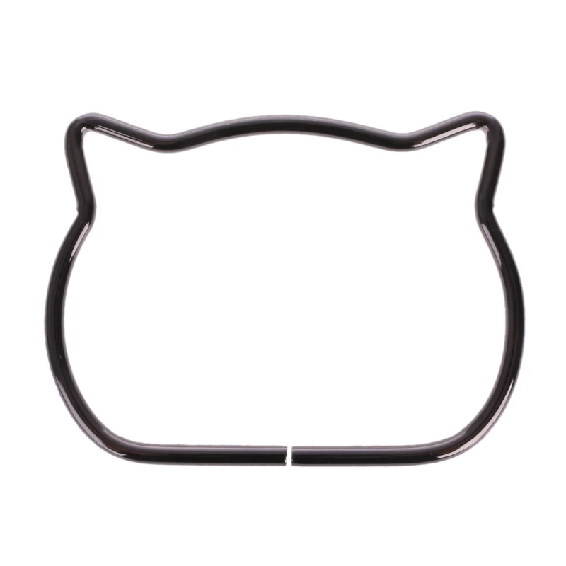 

Cute for Cat Ear Metal Bag Handle Replacement for DIY Shoulder Bags Making Handb