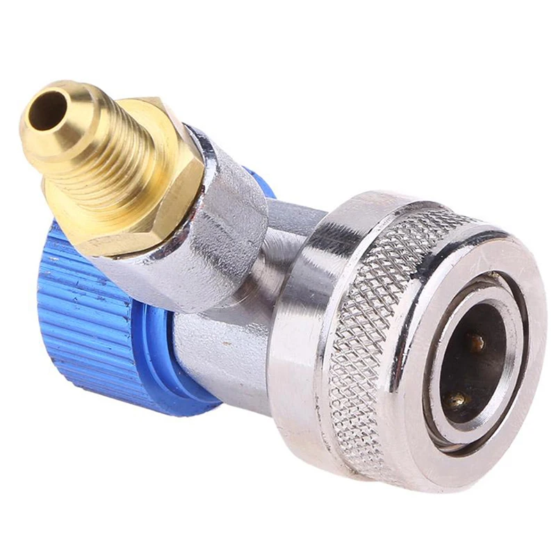 

1 set Car 90 Degree Air Conditioner High Low R134a Coupler Adapter Connector l