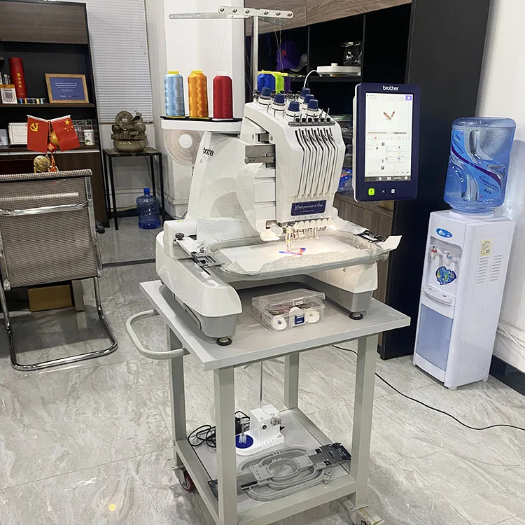 Вышивальная Машина бывшая в употреблении цена завода PR 670e шесть игл Одна Головка