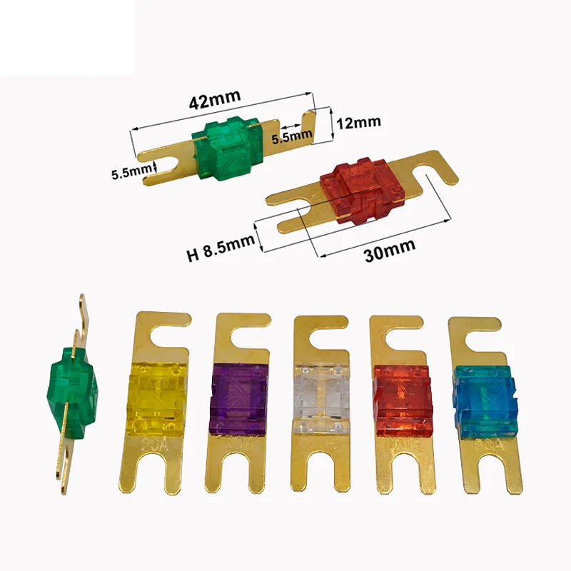 

Автомобильные предохранители ANL Gold Plated Stud 20A-200A
