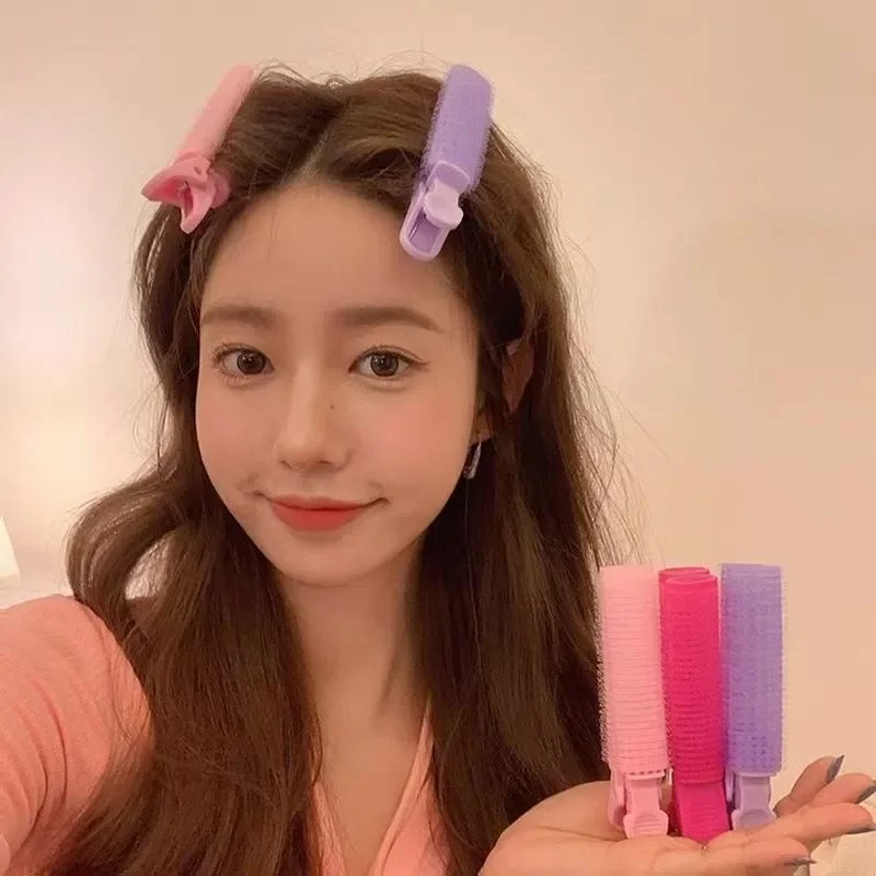 

Pcs Bangs Hair Root Fluffy Hair Clips Lazy Hair Clips Hair Top Styling Curling Barrel Portable Korean Hair Clips Hair Rollers