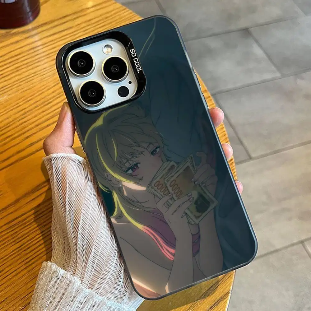 Фото Чехол для телефона Mei K-Kinosaki M-MarriageToxinS для iPhone 16 17 15 14 12 13 Pro Max, черный матовый противоударный чехол-накладка №4