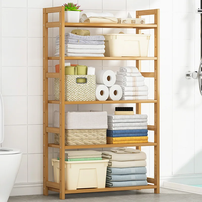 

Bamboo Shelf, Simple Floor, Living Room, Bedroom Shelf, Bookcase Partition